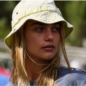 Free People Movement Lime Bucket Hat NWT